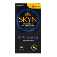 Skyn Extra lubrifié 14 préservatifs
