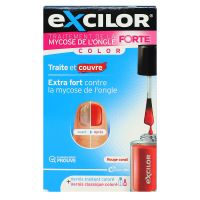 Traitement mycose de l'ongle forte rouge corail 30ml