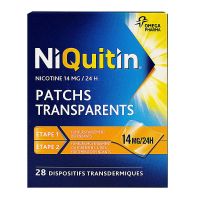 28 patchs transparents 14mg