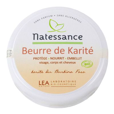 Le Beurre De Karite Natessance Protege Nourrit Et Embellit Le Visage Le Corps Et Les Cheveux