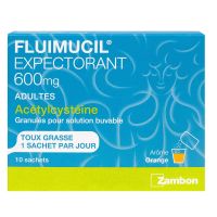 Fluimucil expectorant 600mg 10 sachets