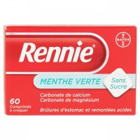 Rennie menthe verte 60 comprimés sans sucre