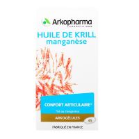 Arkogélules Huile de krill manganèse 45 capsules
