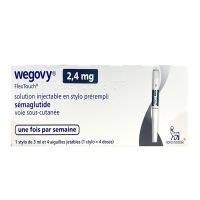 Wegovy solution injectable en stylo pré-rempli 2,4mg