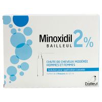 Minoxidil 2% solution cutanée 3x60ml