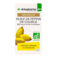 Arkogélules huile pépins de courge bio confort urinaire 60 capsules
