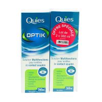 Optik solution lentilles contact 2x360ml