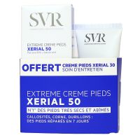 Xérial 50 extrême crème pieds 50ml + Xérial 30 50ml