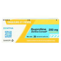 Ibuprofene conseil 200mg 20 comprimés