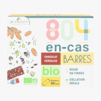 804 en-cas 8 barres bio chocolat céréales