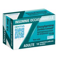 Doxylamine 15mg 10 comprimés