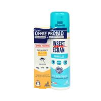 Famille spray répulsif 100ml + gel après-piqûres 20g offert