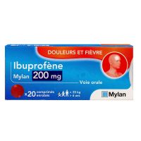 Ibuprofène 200mg 20 comprimés enrobés