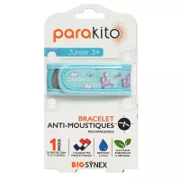 Bracelet anti-moustiques rechargeable Junior +3 ans Licorne avec 2 recharges