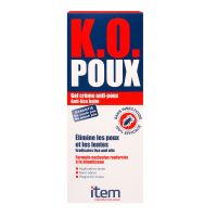 K.O. poux gel anti-poux 100ml + peigne