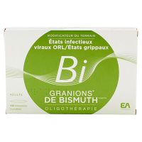 Granions de bismuth 10 ampoules