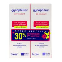 Gynophilus gel moussant intime 2x250ml