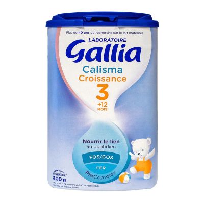 Acheter Gallia calisma bio croissance lait 3ème âge 800g sur