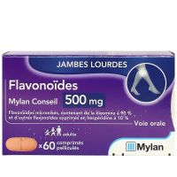 Fraction flavonoïque 500mg 60 comprimés