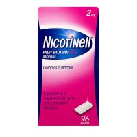 Nicotinell fruit exotique 2mg - 96 gommes