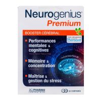 Neurogenius Premium Booster cérébral 60 comprimés