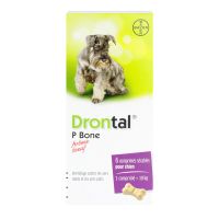 Drontal P Bone chien 6 comprimés