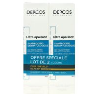 Ultra apaisant shampooing cheveux secs 2x200ml