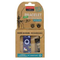 Bracelet motif espace anti-moustiques enfant