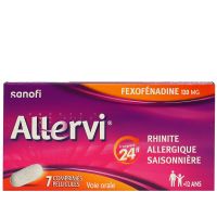 Allervi rhinite allergique saisonnière +12ans 7 comprimés