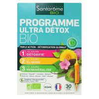 Programme bio Ultra Detox bio 30 ampoules