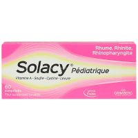 Solacy pédiatrique arôme fraise 60 comprimés