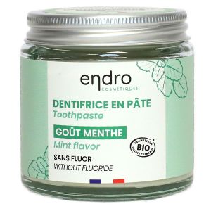 Dentifrice en pâte goût menthe sans fluor 100ml