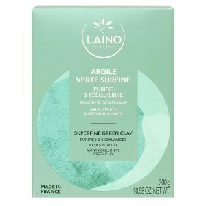 Argile verte surfine purifie et équilibre 300g