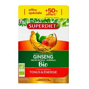 Ginseng tonus & énergie bio 30x15ml