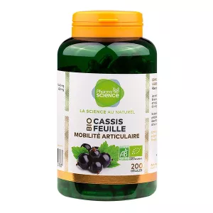 Cassis feuille bio 200 gélules