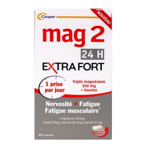 Mag2 24h Extra Fort 45 comprimés