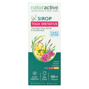 Sirop toux irritative sans sucre 120ml