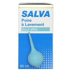 Poire lavement à embout effilé