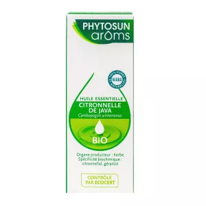 Huile essentielle citronnelle de Java bio 10ml