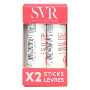 Topialyse stick lèvres soin nourrissant apaisant protecteur 2x4g
