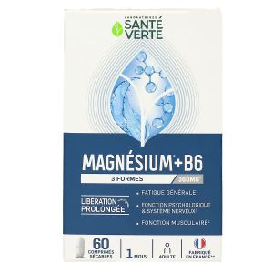 Magnésium+B6 3 formes 360mg 60 comprimés