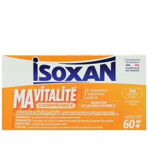 Ma Vitalité +60 ans énergie mémoire immunité 30 comprimés