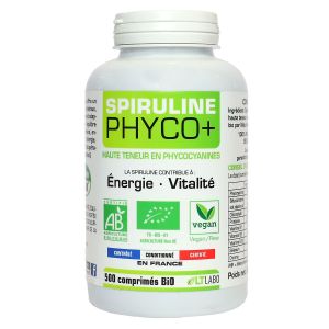 Spiruline Phyco+ bio énergie vitalité 500 comprimés