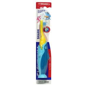 Kids Shark brosse à dents souple 2/6 ans