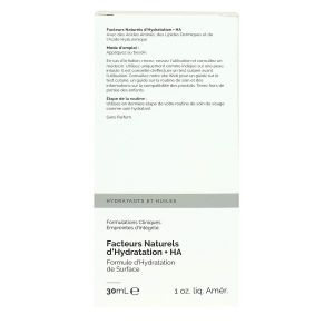 Facteurs naturels d'hydratation + HA creme hydratante visage toute peau 30ml