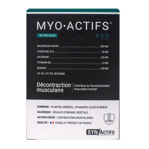Myo Actifs décontraction musculaire 30 gélules