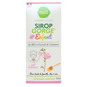 Sirop gorge enfant miel et extrait de guimauve dès 3 ans 125ml