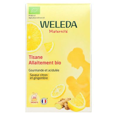 Maternité tisane allaitement citron gingembre 20 sachets