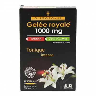 Gelée royale taurine 20 ampoules