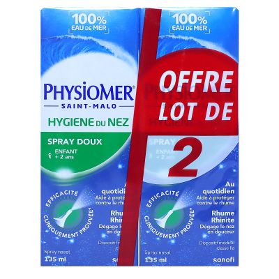 Hygiène du nez spray 2x135ml